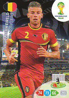 Toby Alderweireld Belgium Panini 2014 World Cup #28